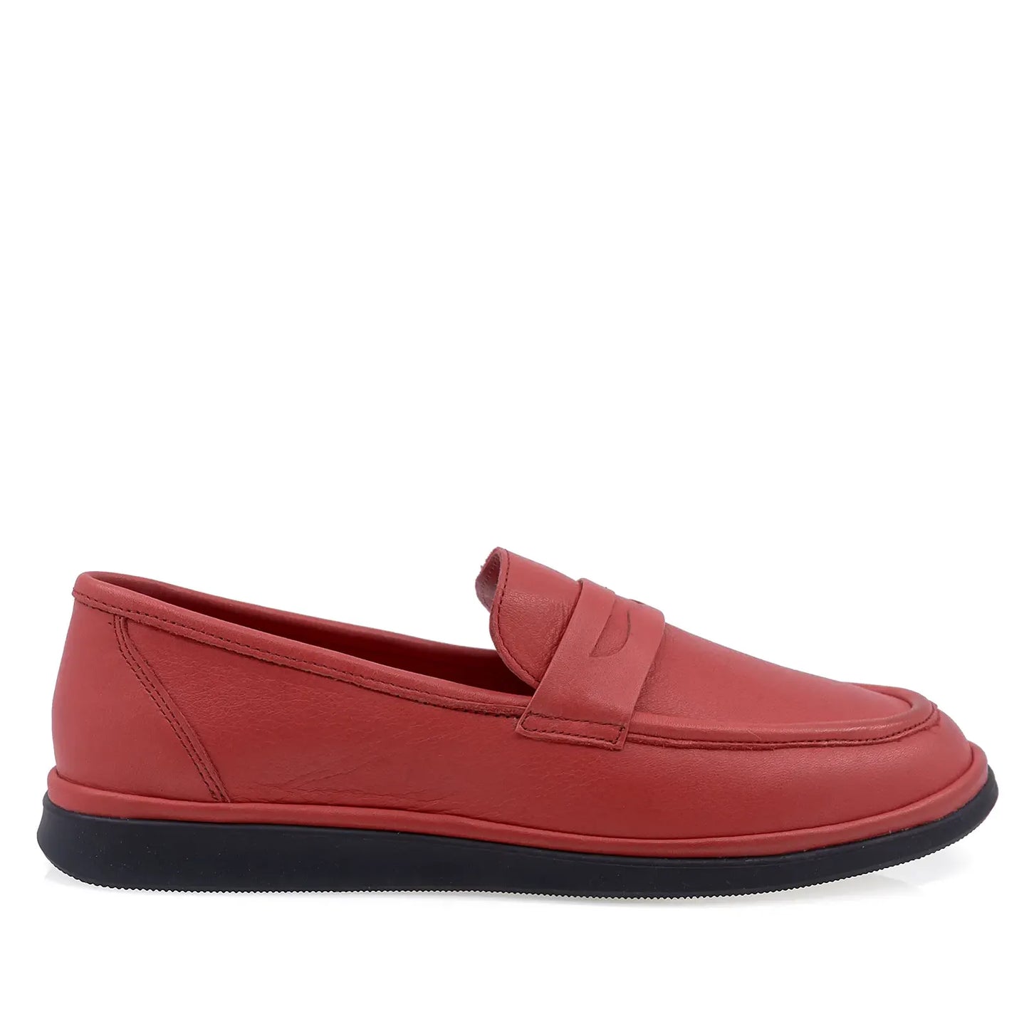 Pantofi Dama Casual Anna Viotti Piele naturala D45-19161 rosu