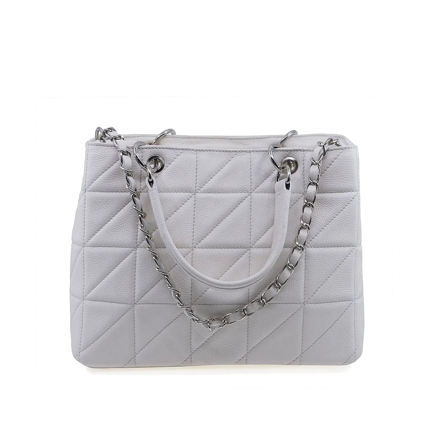 Geantă damă Serenia piele naturala Rachel021 alba