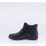 Ghete dama casual Anna Viotti piele naturala D111-2E89295-1 negre