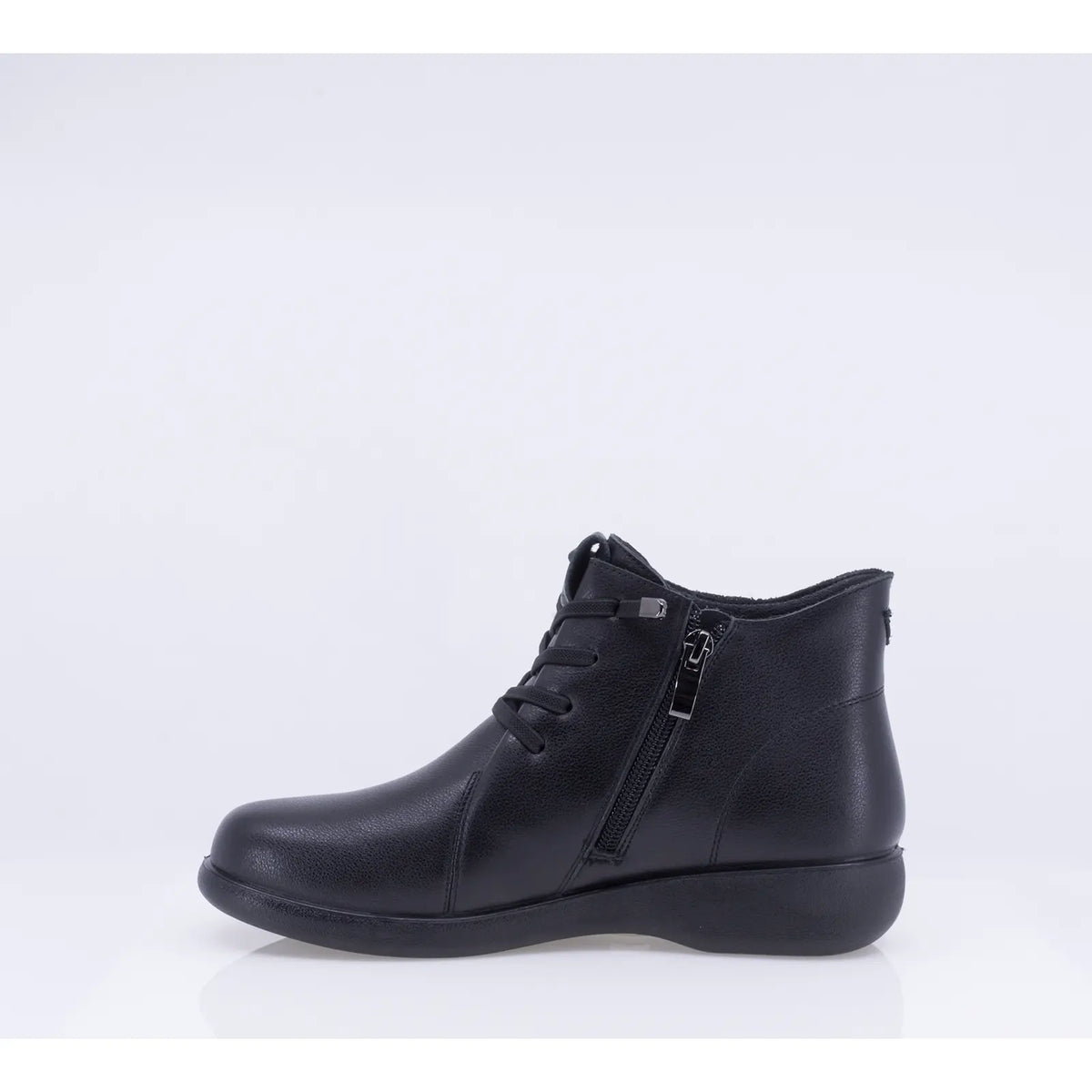 Ghete dama casual Anna Viotti piele naturala D111-2E89295-1 negre