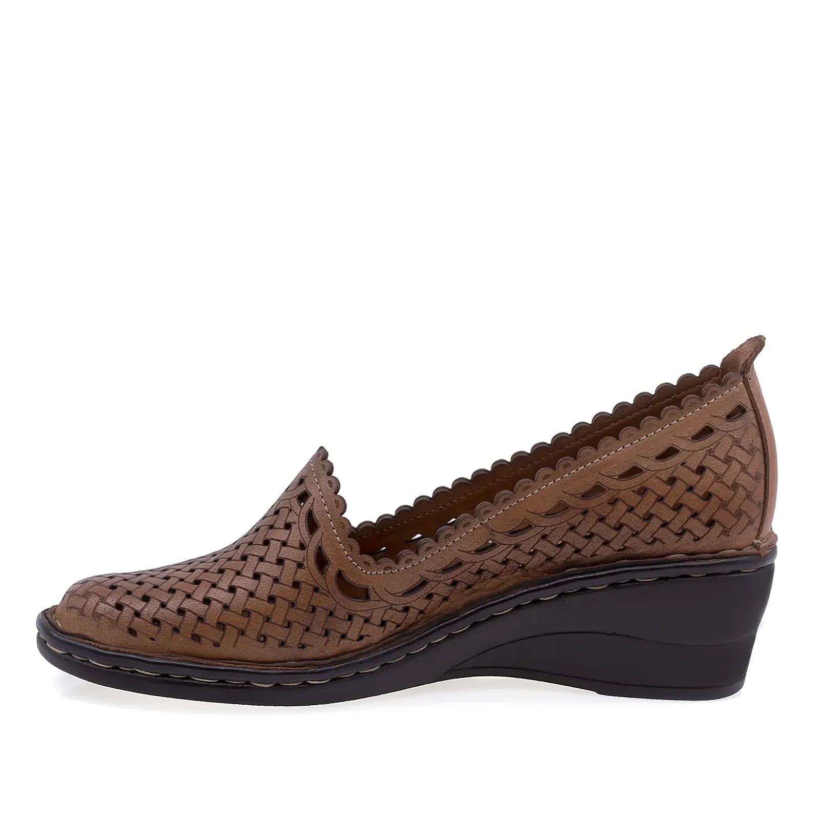 Pantofi Dama Casual Anna Viotti Piele naturala D5011-1-04 maro