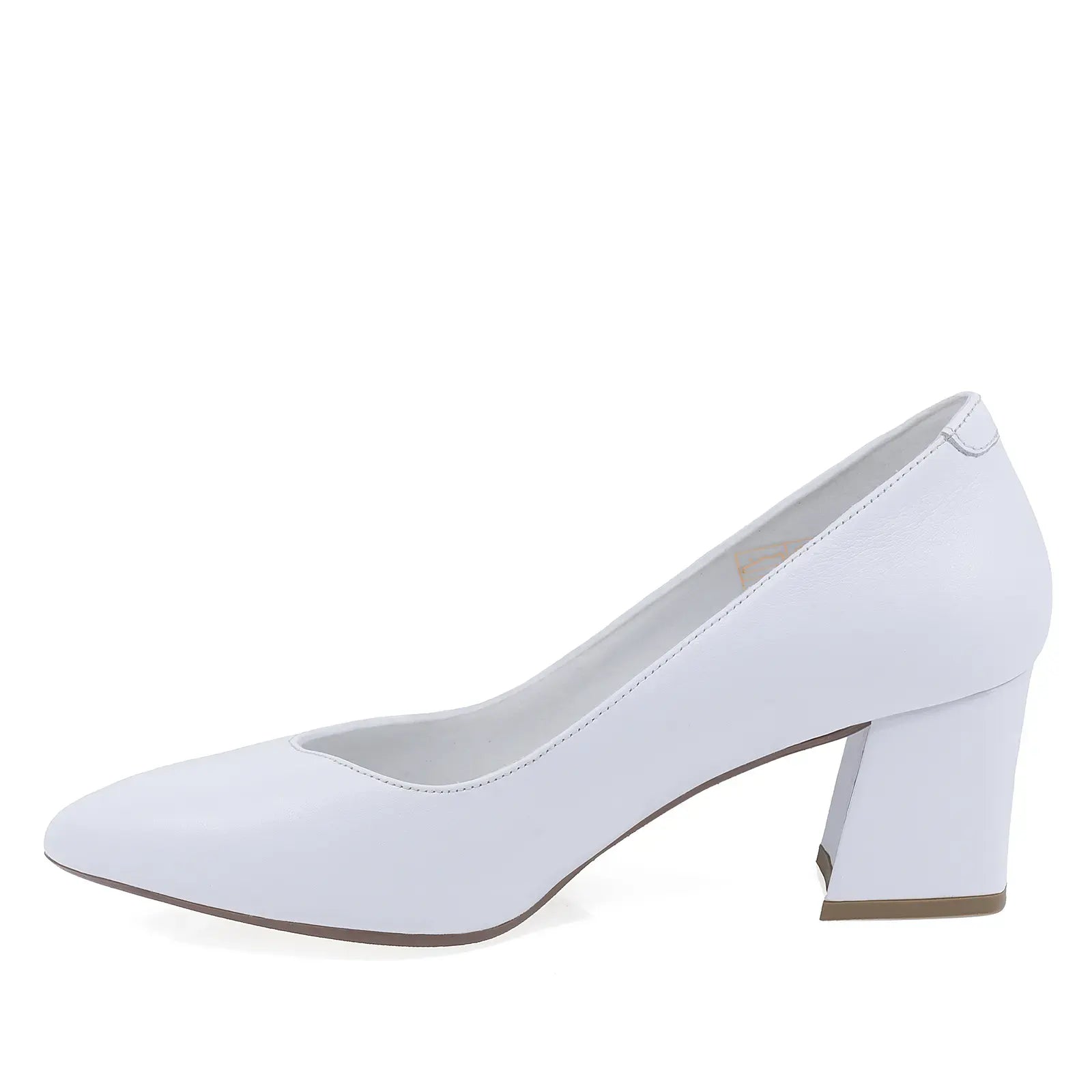 Pantofi dama eleganti Anna Viotti piele naturala D34-24170 alb