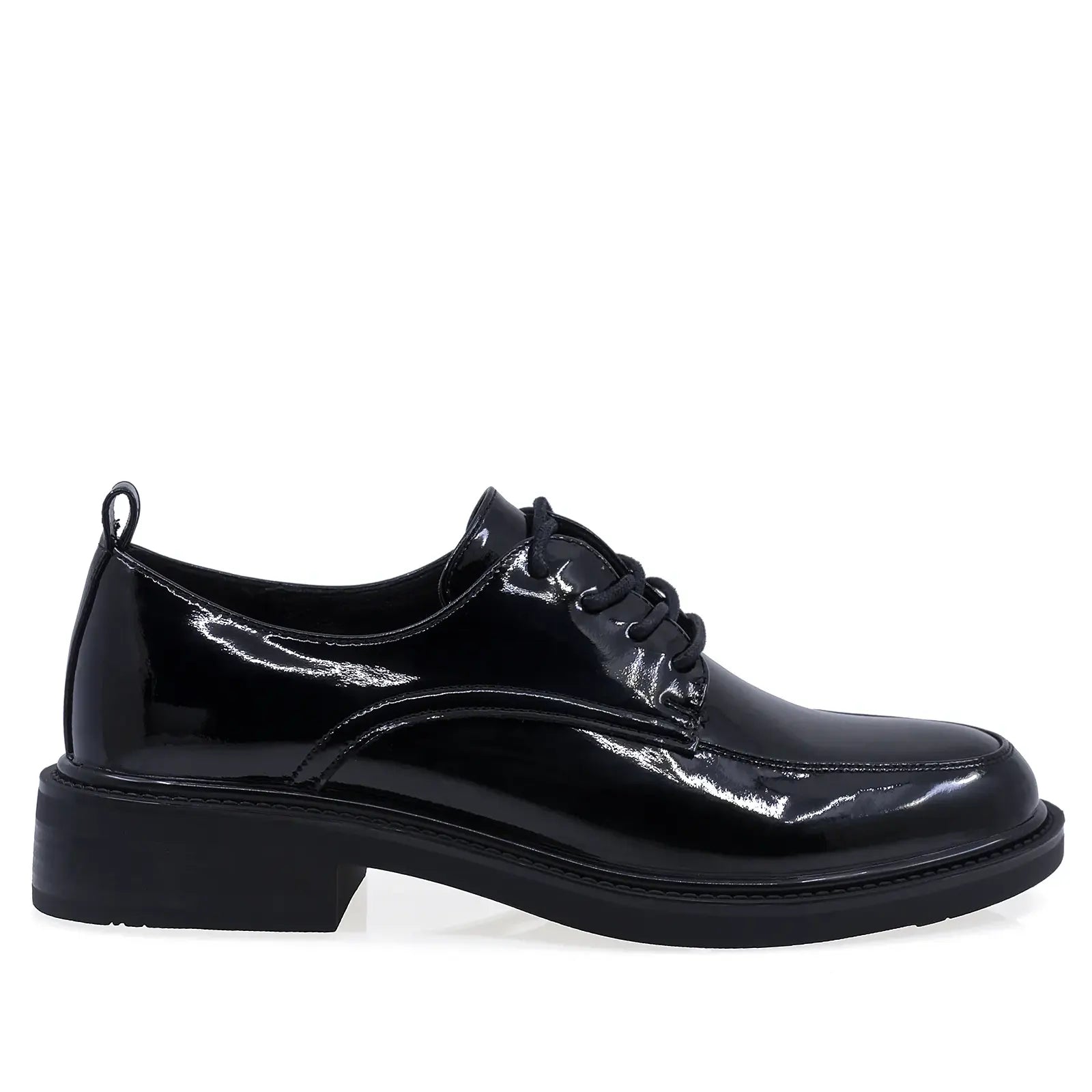 Pantofi Dama Casual Anna Viotti Piele lacuita D106-Y191-B31-C530 Negru