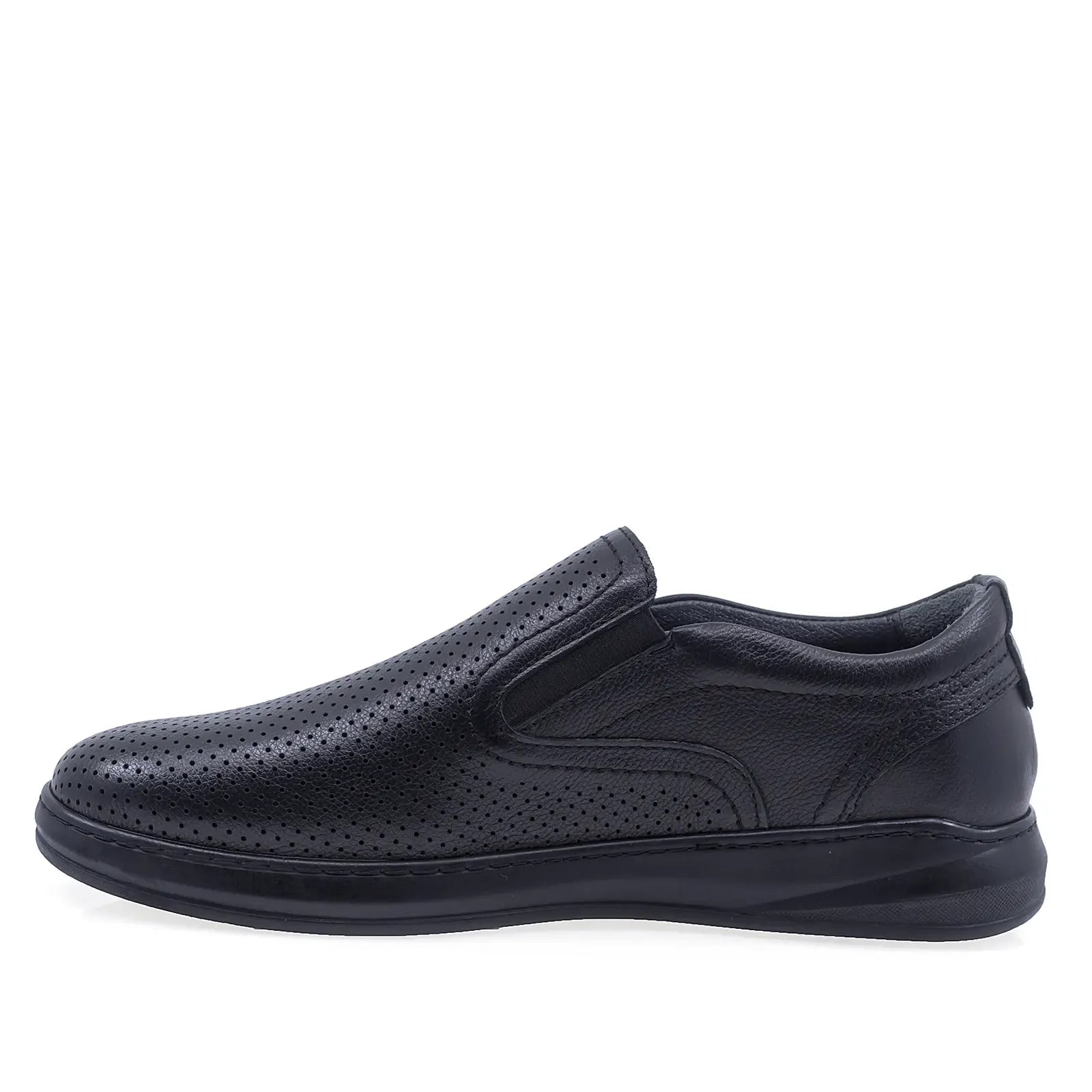 Pantofi barbati casual Goretti piele naturala B36-1668 negru