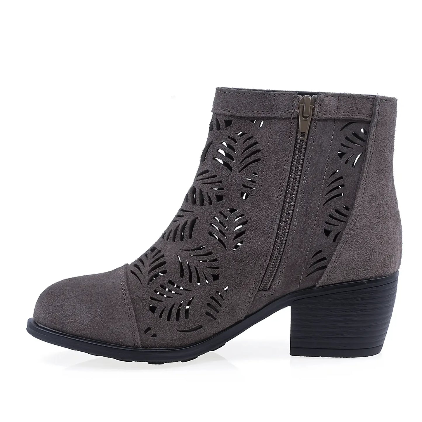 Ghete Dama de vara Casual Anna Viotti Piele intoarsa D116-2600-01R gri