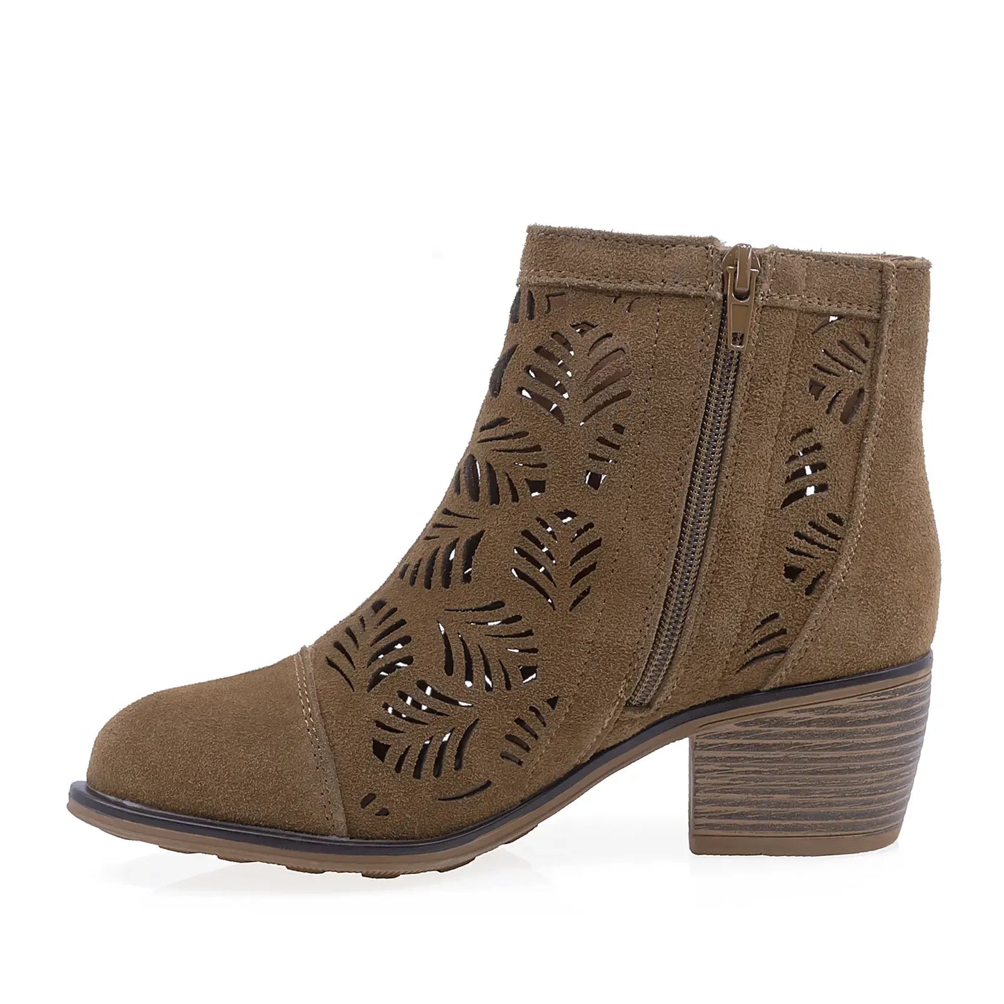 Ghete Dama de vara Casual Anna Viotti Piele intoarsa D116-2600-01R camel