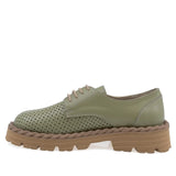 Pantofi Dama Casual Anna Viotti Piele naturala D12-482 verde