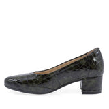 Pantofi dama eleganti Anna Viotti piele lacuita D63-1168 verde