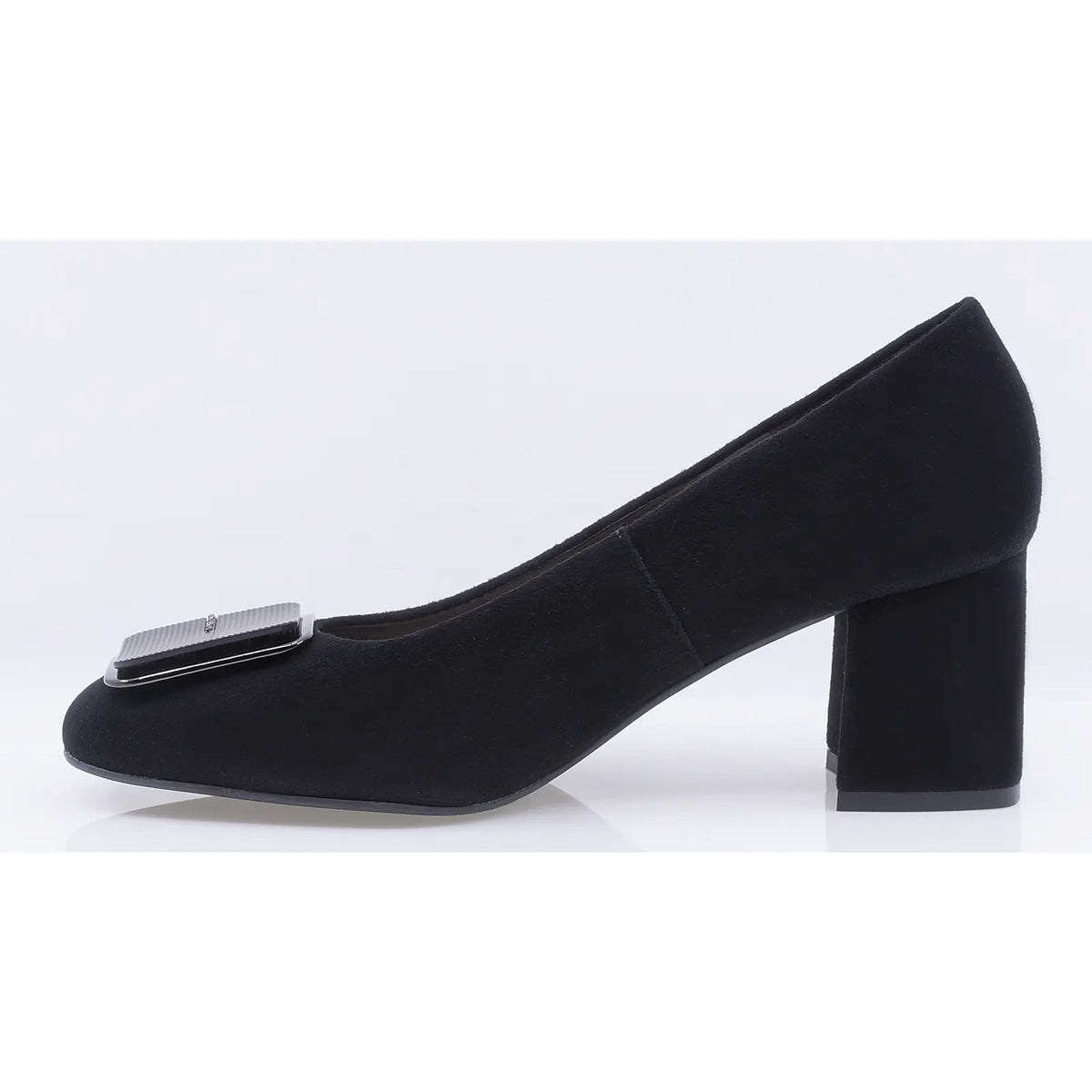 Pantofi dama eleganti Sala piele intoarsa 20573 negri