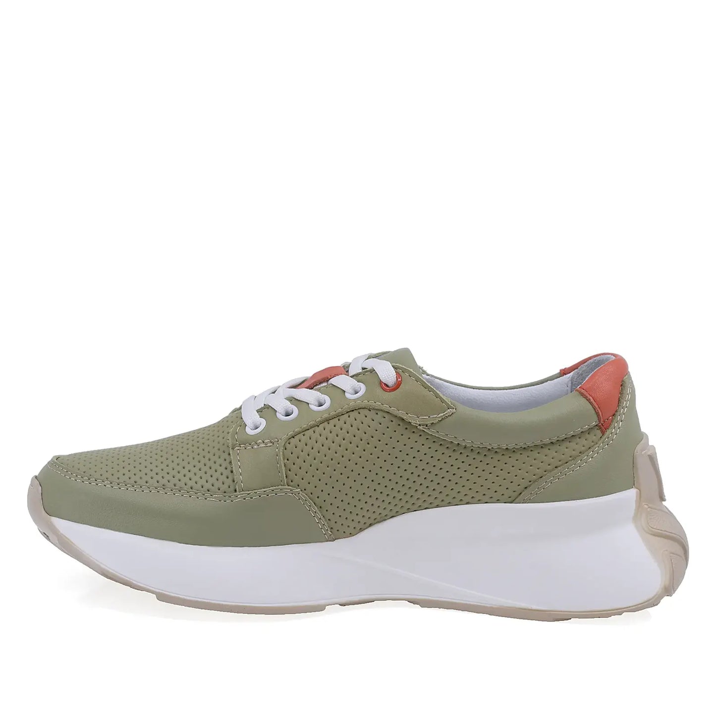 Pantofi Dama Casual Anna Viotti Piele naturala D16-703 verde