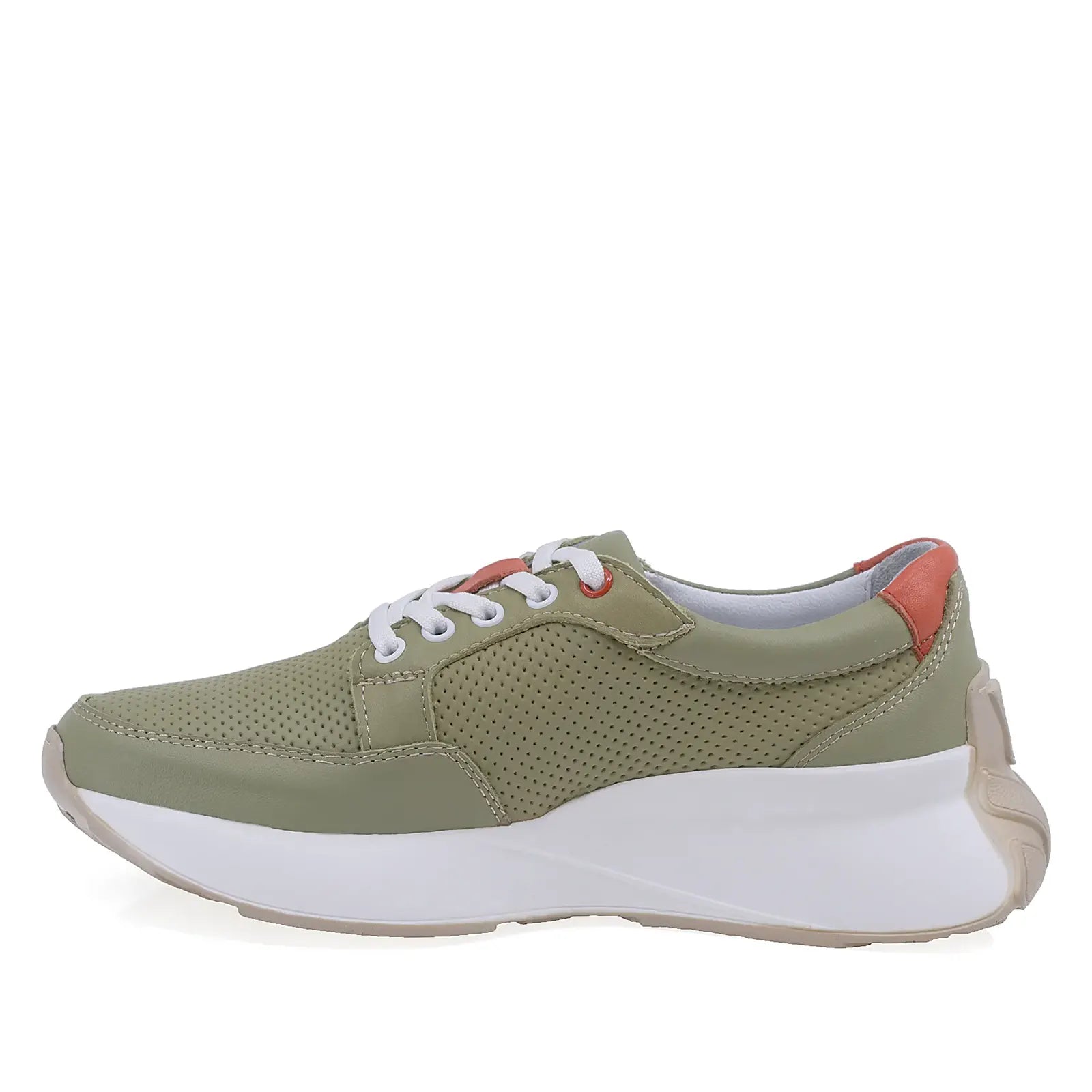 Pantofi Dama Casual Anna Viotti Piele naturala D16-703 verde