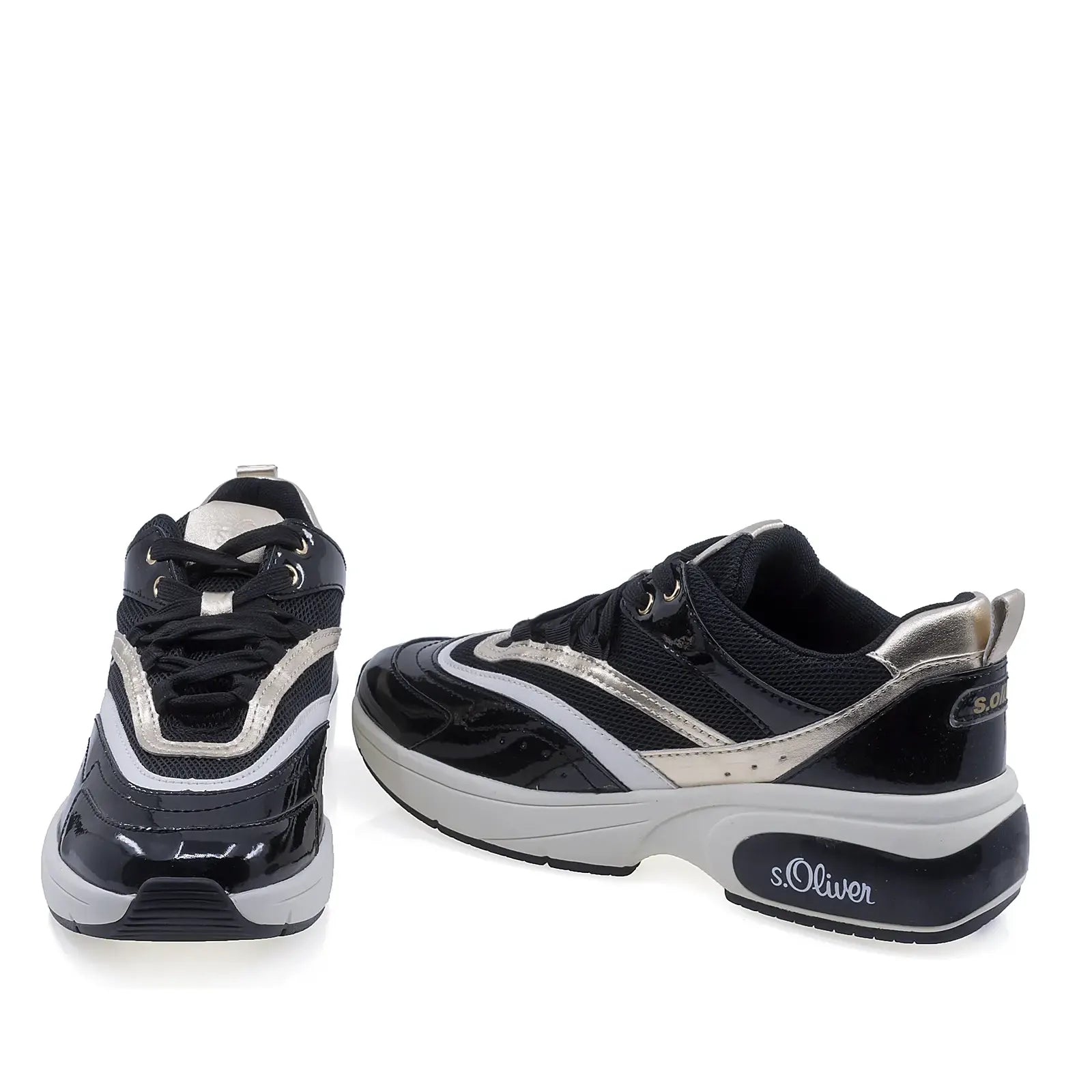 Pantofi dama sport S.Oliver poliuretan 7972 negri