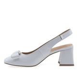 Pantofi dama eleganti Anna Viotti piele lacuita D105-5533-161 albi