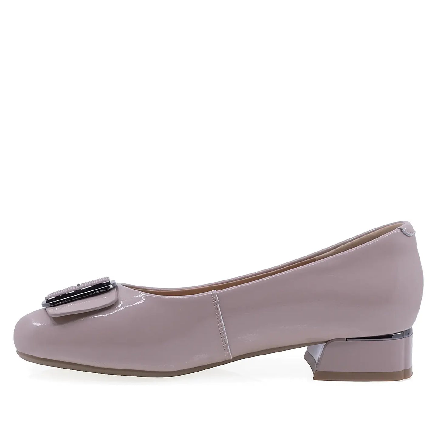 Pantofi dama eleganti Anna Viotti piele lacuita D111-3V92602-75 nude