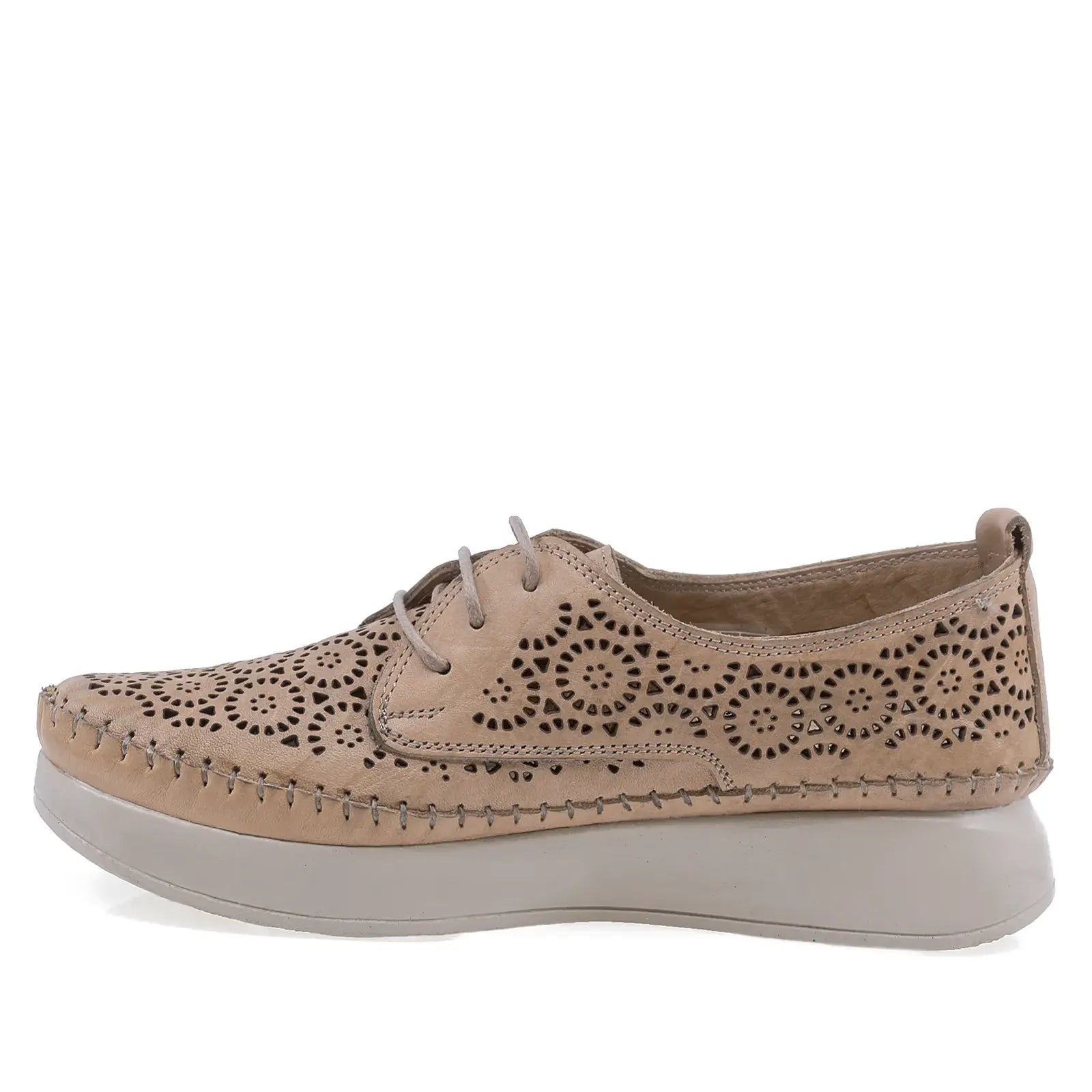 Pantofi Dama Casual Anna Viotti Piele naturala D43-83 bej