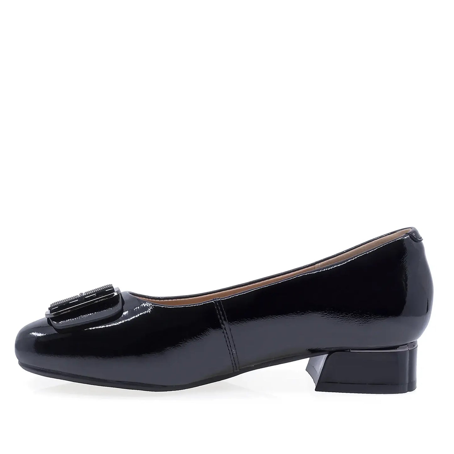 Pantofi dama eleganti Anna Viotti piele lacuita D111-3V92602-75 negru