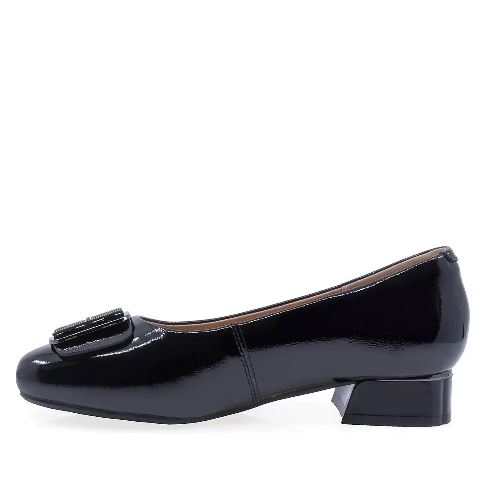 Pantofi dama eleganti Anna Viotti piele lacuita D111-3V92602-75 negru