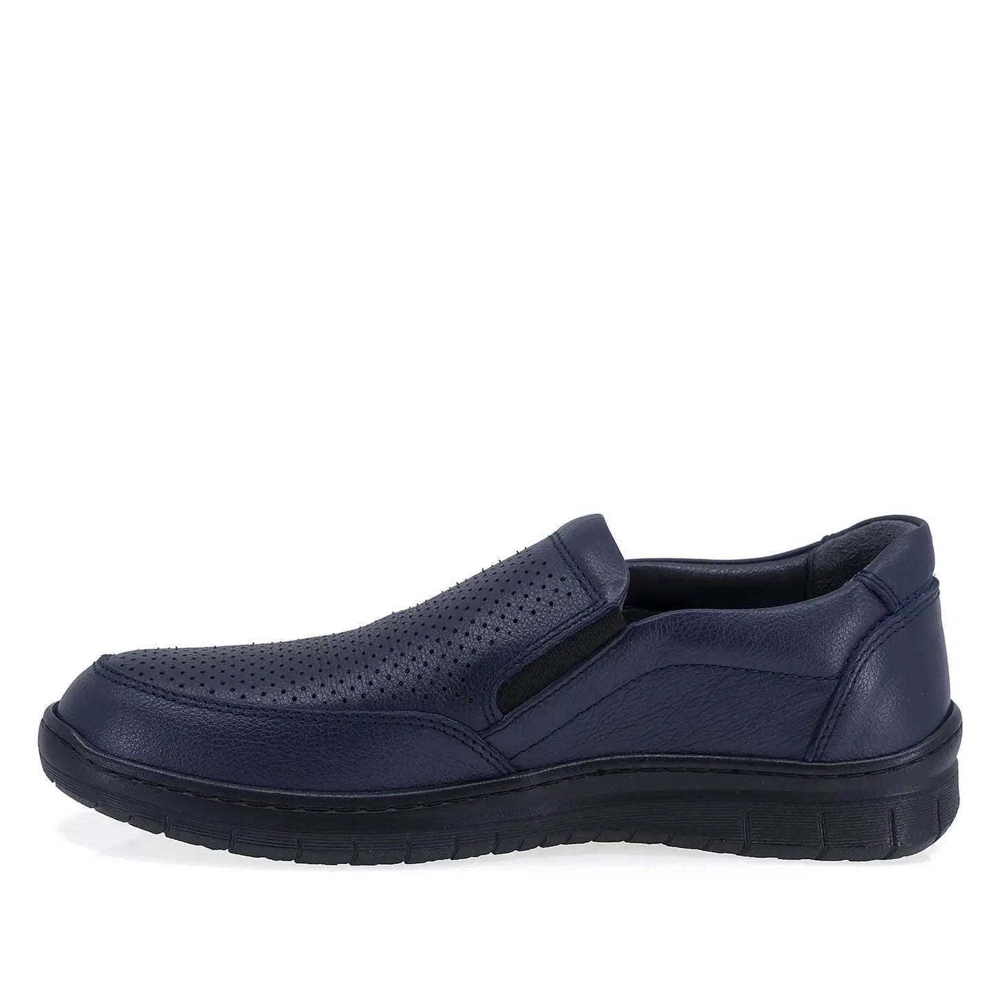Pantofi barbati casual Goretti piele naturala B36-1656 bleumarin
