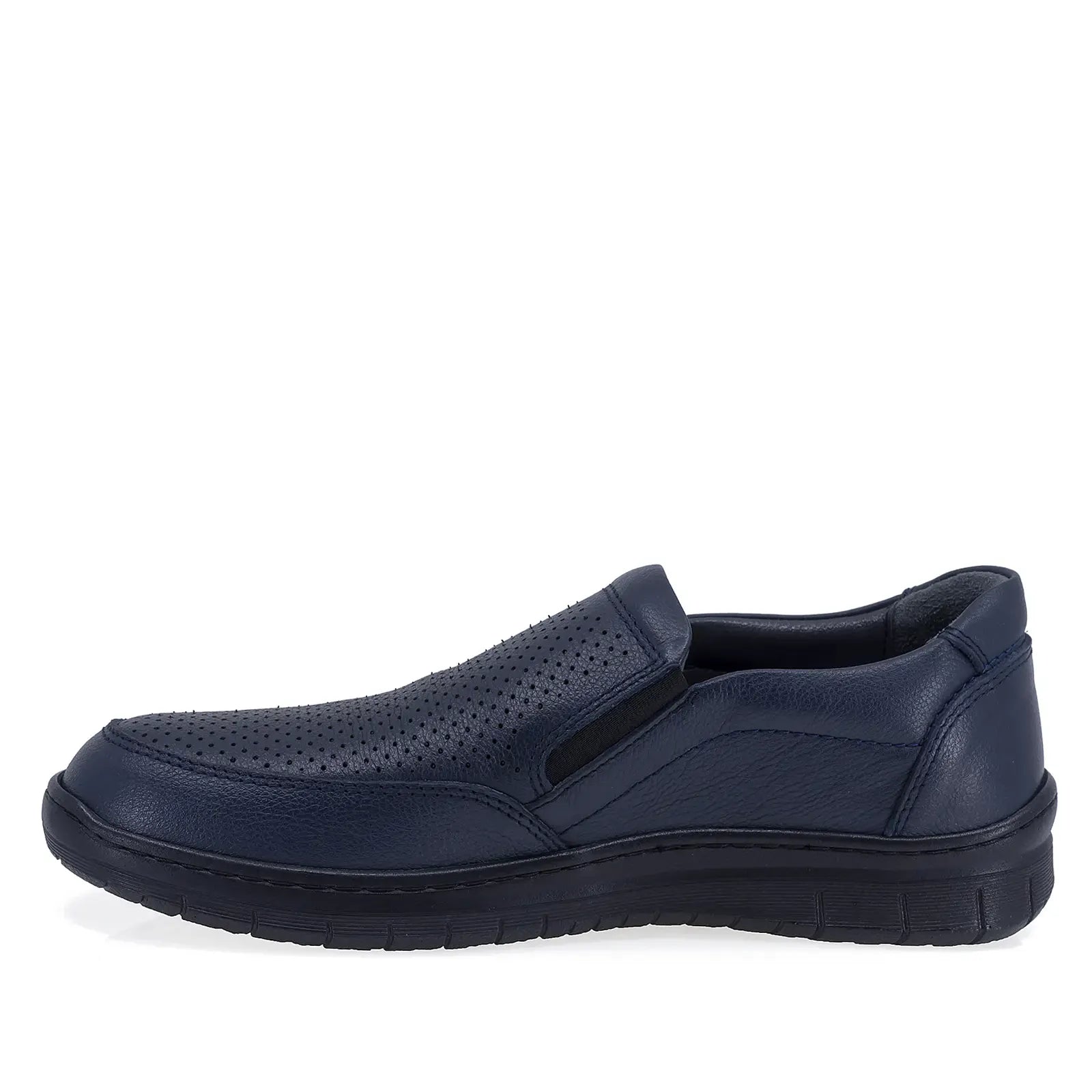 Pantofi barbati casual Goretti piele naturala B36-1656 bleumarin