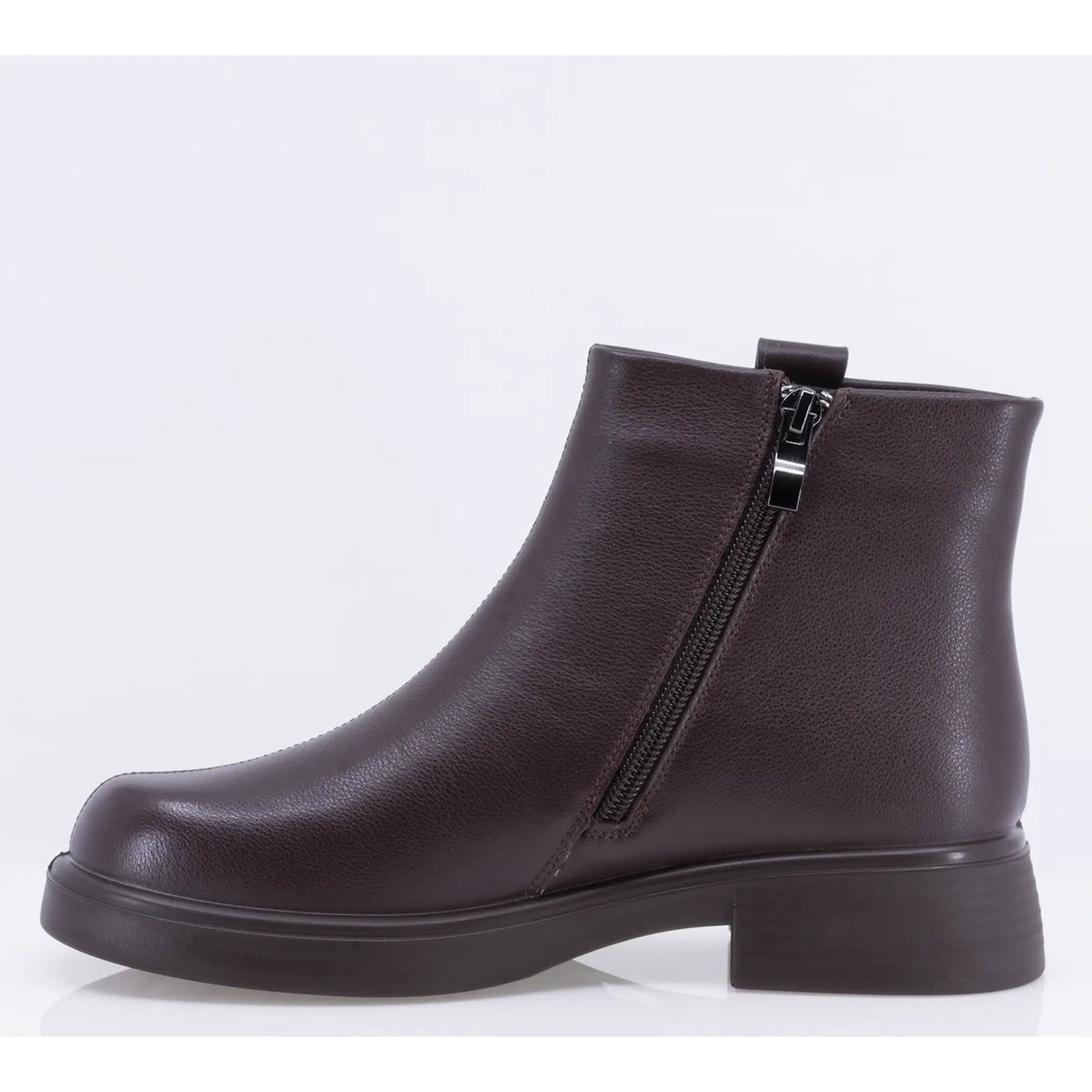 Ghete dama casual Anna Viotti piele naturala D111-5E99252-1 maro