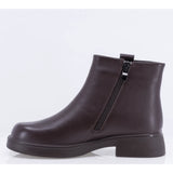 Ghete dama casual Anna Viotti piele naturala D111-5E99252-1 maro