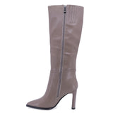 Cizme dama elegante Anna Viotti piele naturala D106-Y0G707-RH2255V-HSI apricot