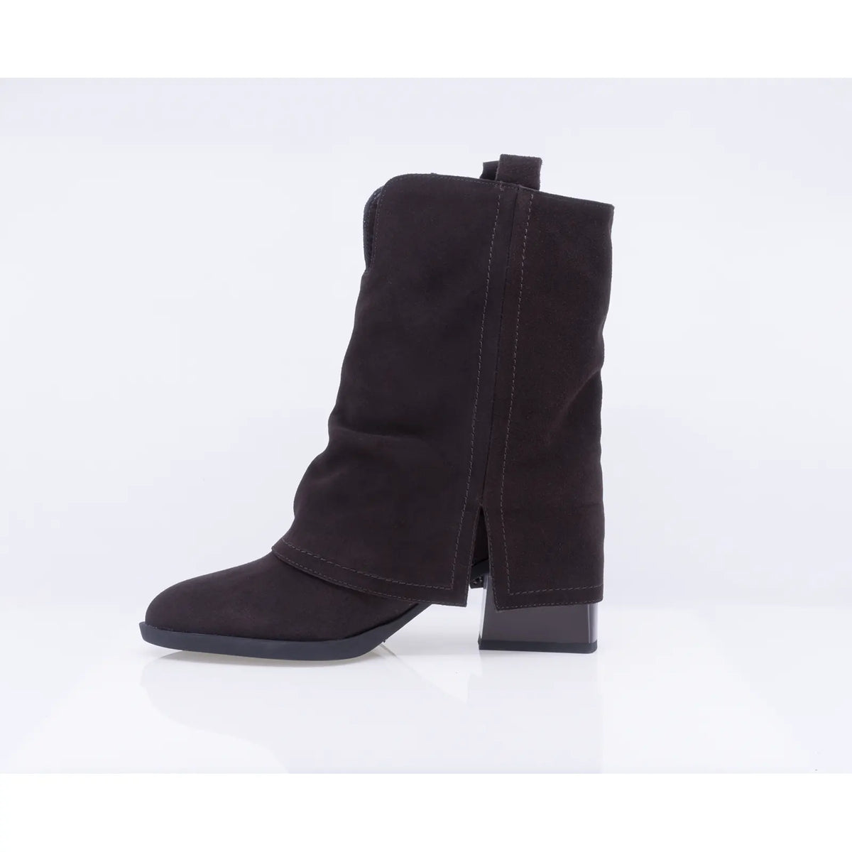 Ghete Dama Casual Anna Viotti Piele Intoarsa D105-8077R-F218-N43 maro