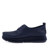 Pantofi Dama Casual Anna Viotti Piele naturala D43-53-L17 bleumarin