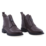 Ghete Dama Casual Anna Viotti Piele Naturala D111-B30058 maro