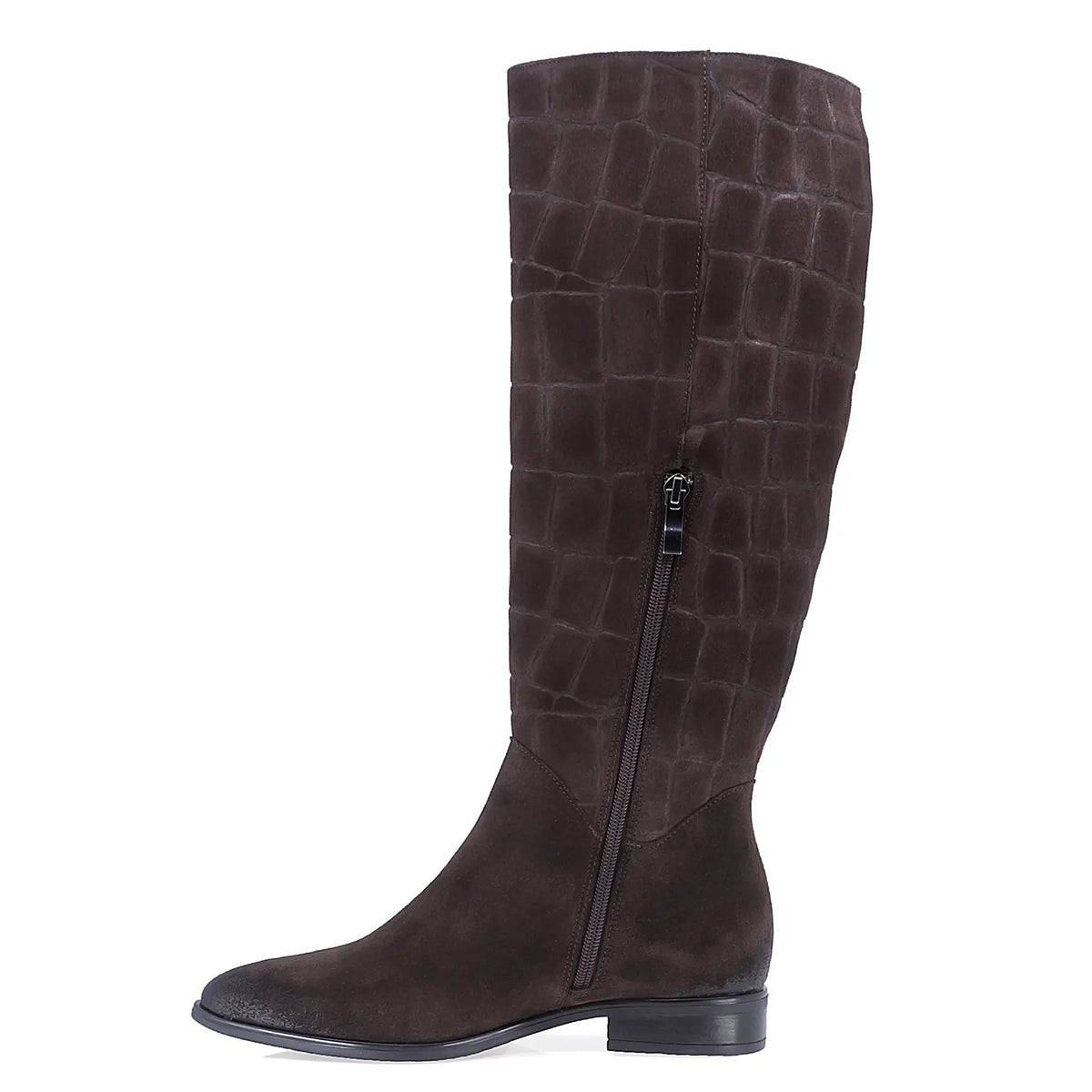 Cizme dama casual Kordel piele nabuc D3202 cioco