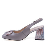 Pantofi dama eleganti Feeling pielenaturala D26-572-01 gri