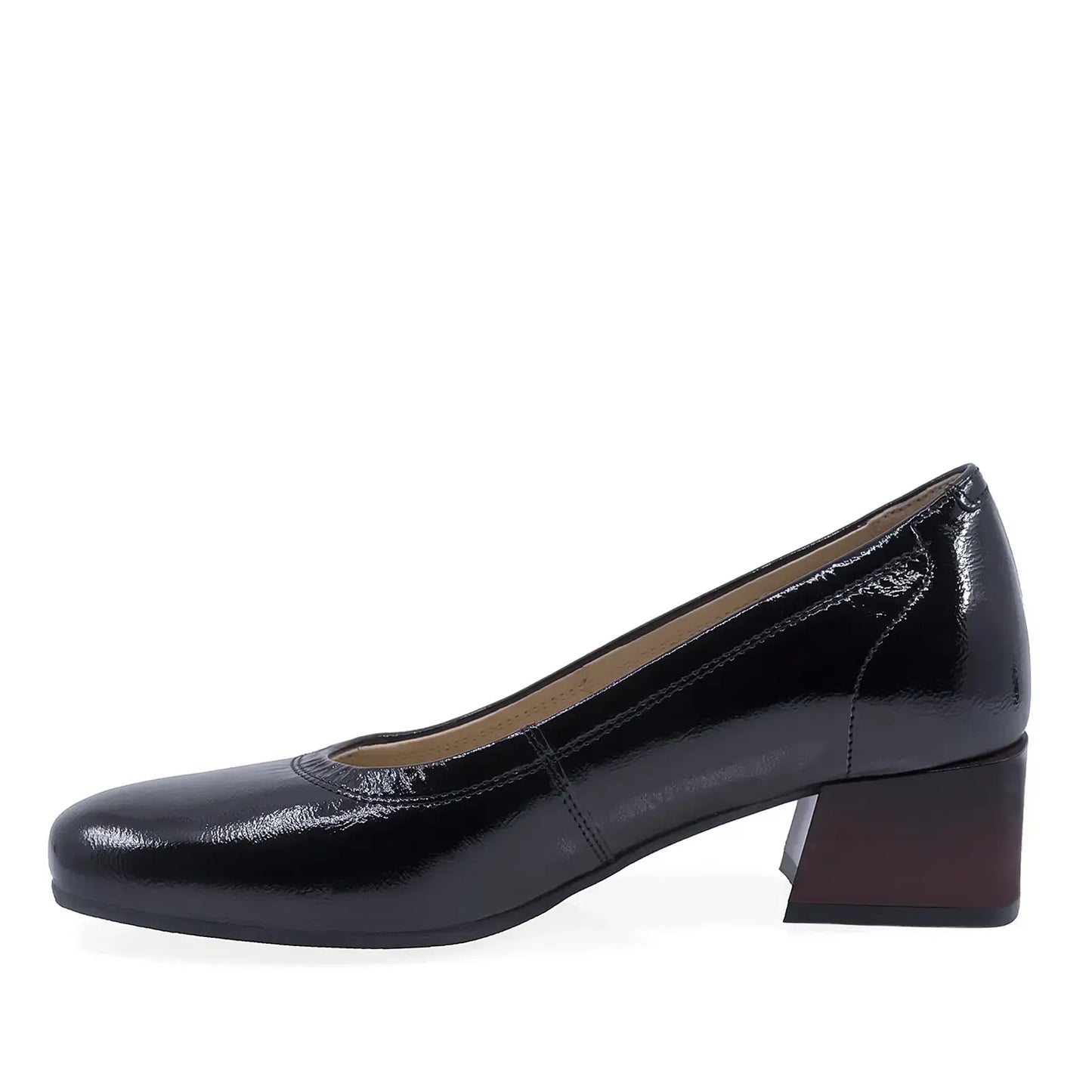 Pantofi dama eleganti Anna Viotti piele lacuita D63-1017 negru