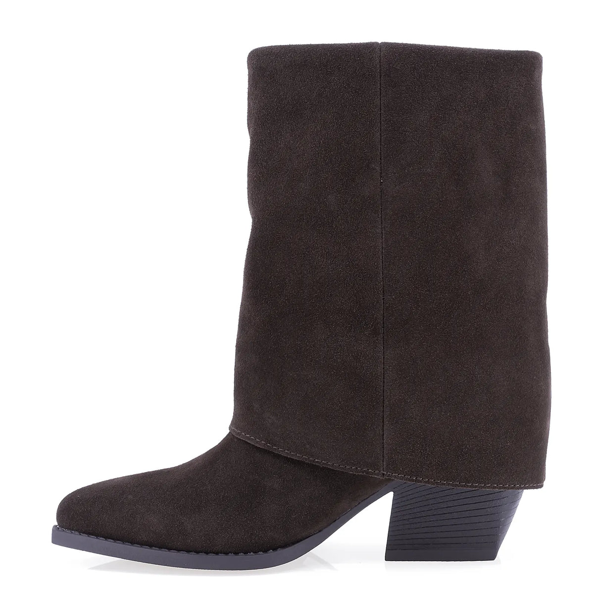 Cizme Dama Casual Anna Viotti Piele Intoarsa D115-2380-29R-02 maro