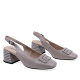 Pantofi damă eleganti piele naturala Anna Viotti D105-6371P-A11-X16 gri