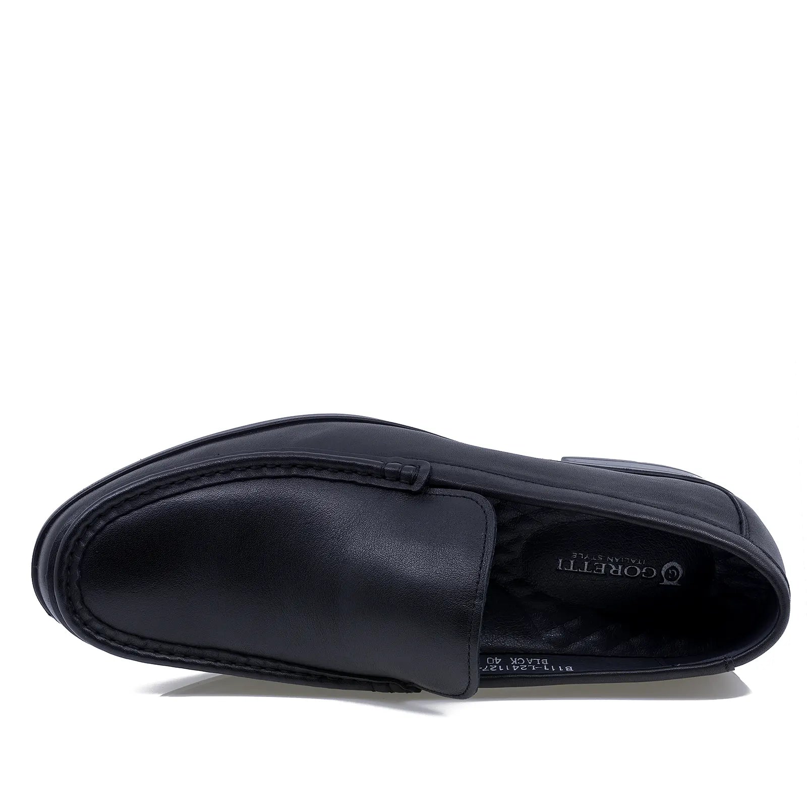 Pantofi barbati casual Goretti piele naturala B111-L241127-A negru