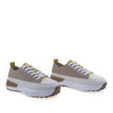 Pantofi dama casual Anna Viotti piele naturala D106-31 alb/maro