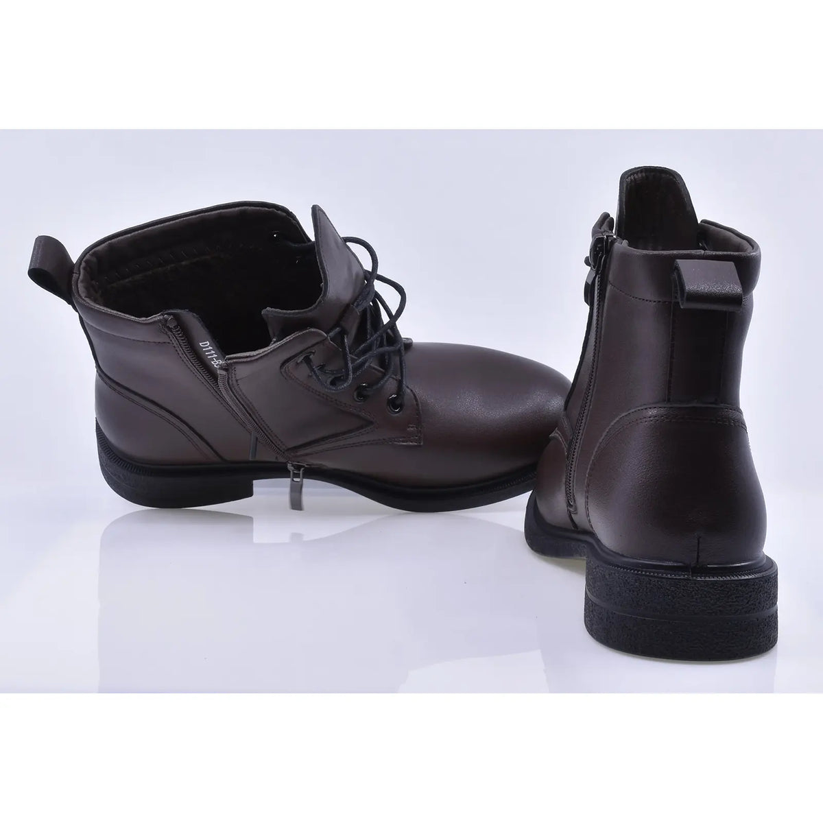 Ghete dama casual Anna Viotti piele naturala D111-B30047 maro