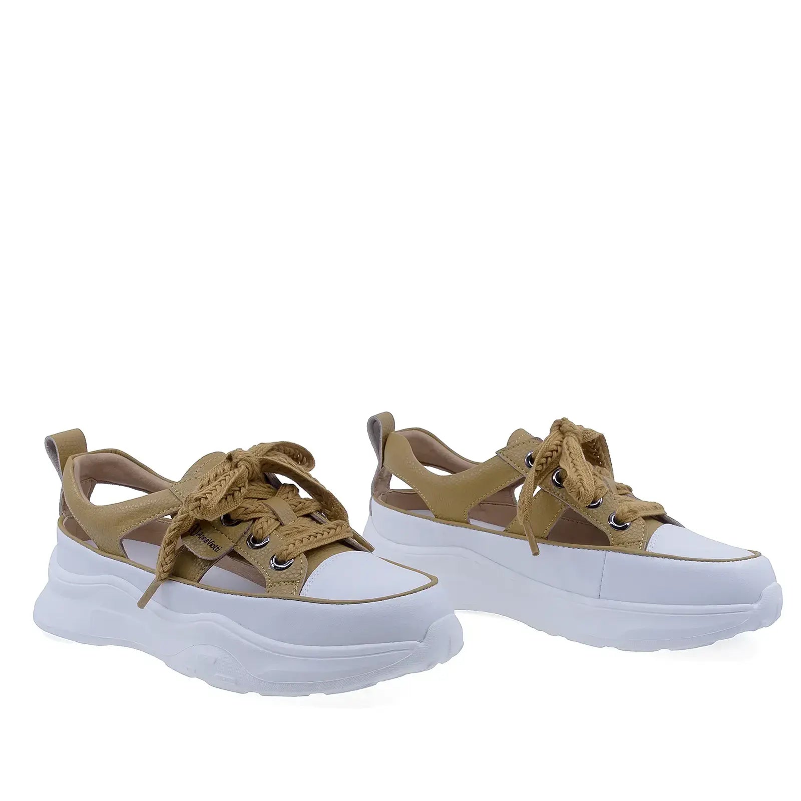 Pantofi dama casual Anna Viotti piele naturala D106-20 galben