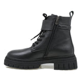 Ghete dama Anna Viotti din piele naturala D 30-124 negru-2