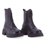 Ghete dama casual Anna Viotti piele naturala D106-F12610-A1496-2 maro