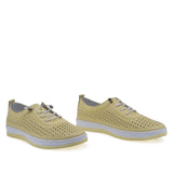 Pantofi Dama Casual Anna Viotti Piele naturala D74-405 galben