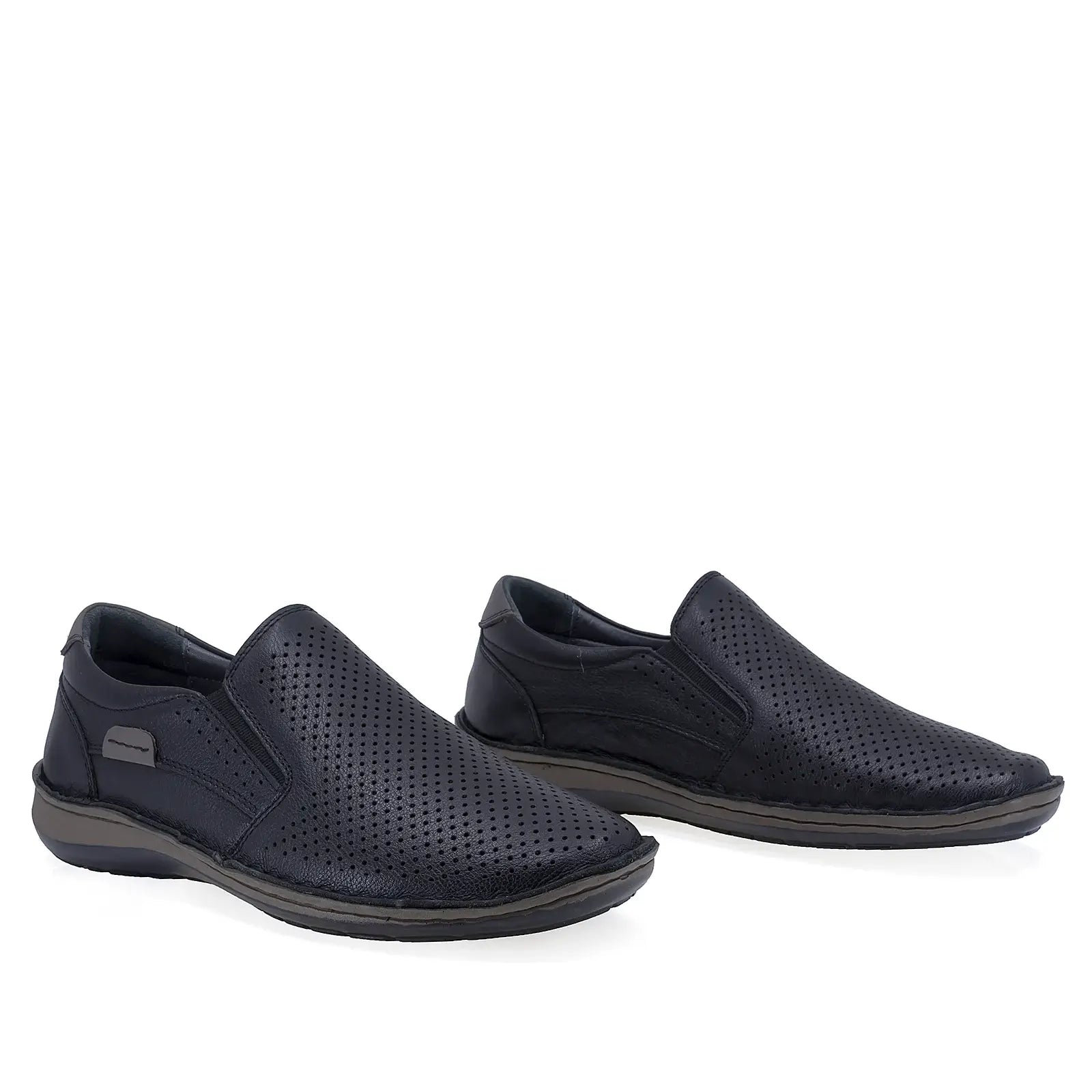 Pantofi barbati casual Goretti piele naturala B36-9505-106 negru