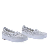Pantofi Dama Casual Anna Viotti Piele naturala D43-57-L17 alb