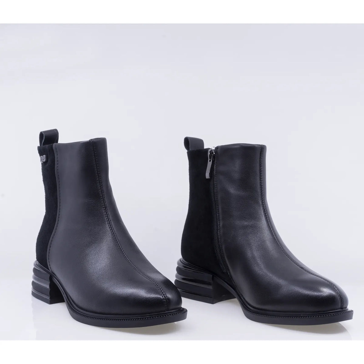 Ghete Dama Elegante Anna Viotti Piele Naturala D111-26AW26-2 negre