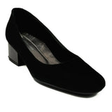 Pantofi dama casual Anna Viotti piele intoarsa D34-24100 negru - Goretti - Incaltaminte din piele naturala