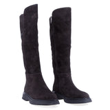 Cizme dama casual Anna Viotti piele intoarsa D123-J16-2FA2687-800-H802 maro