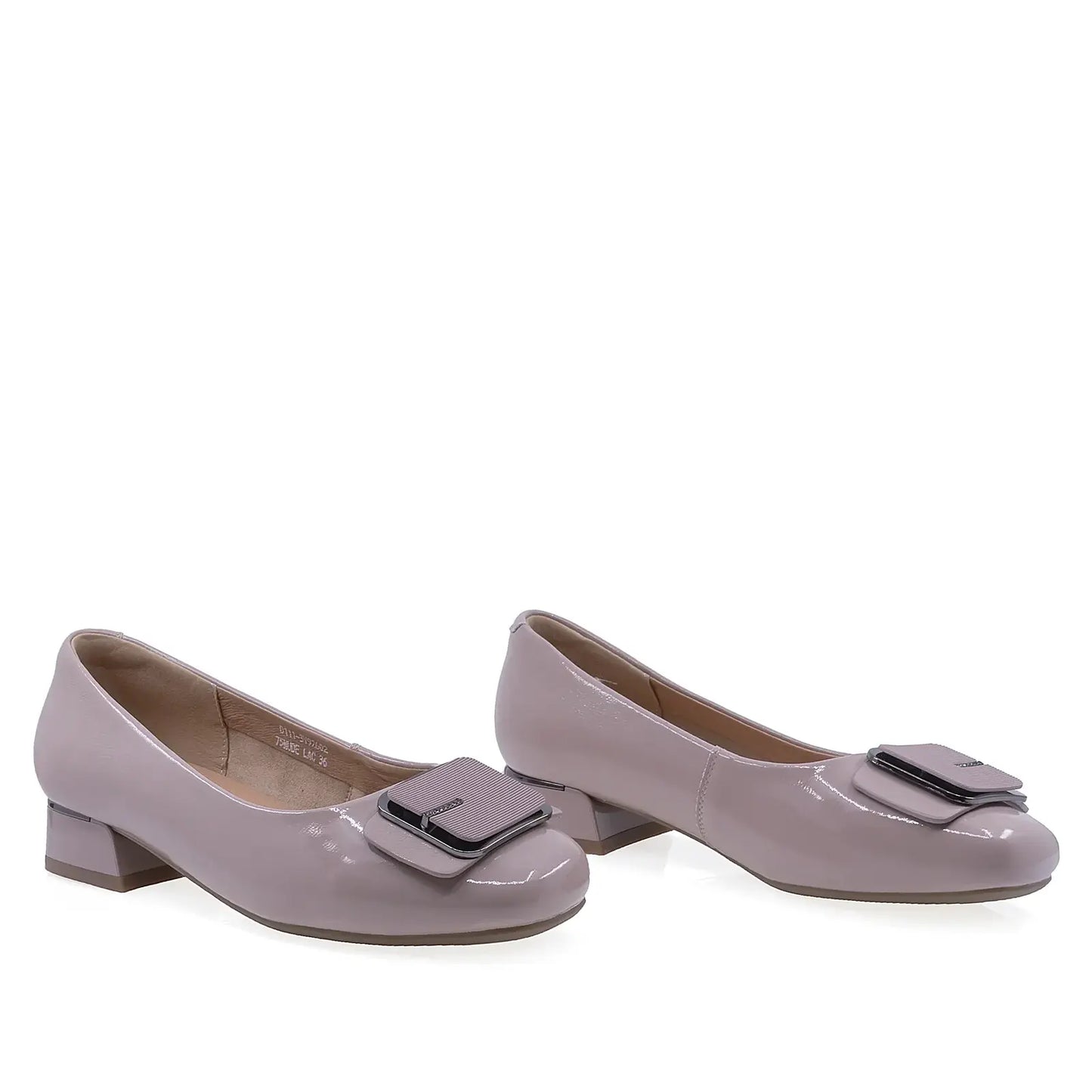 Pantofi dama eleganti Anna Viotti piele lacuita D111-3V92602-75 nude