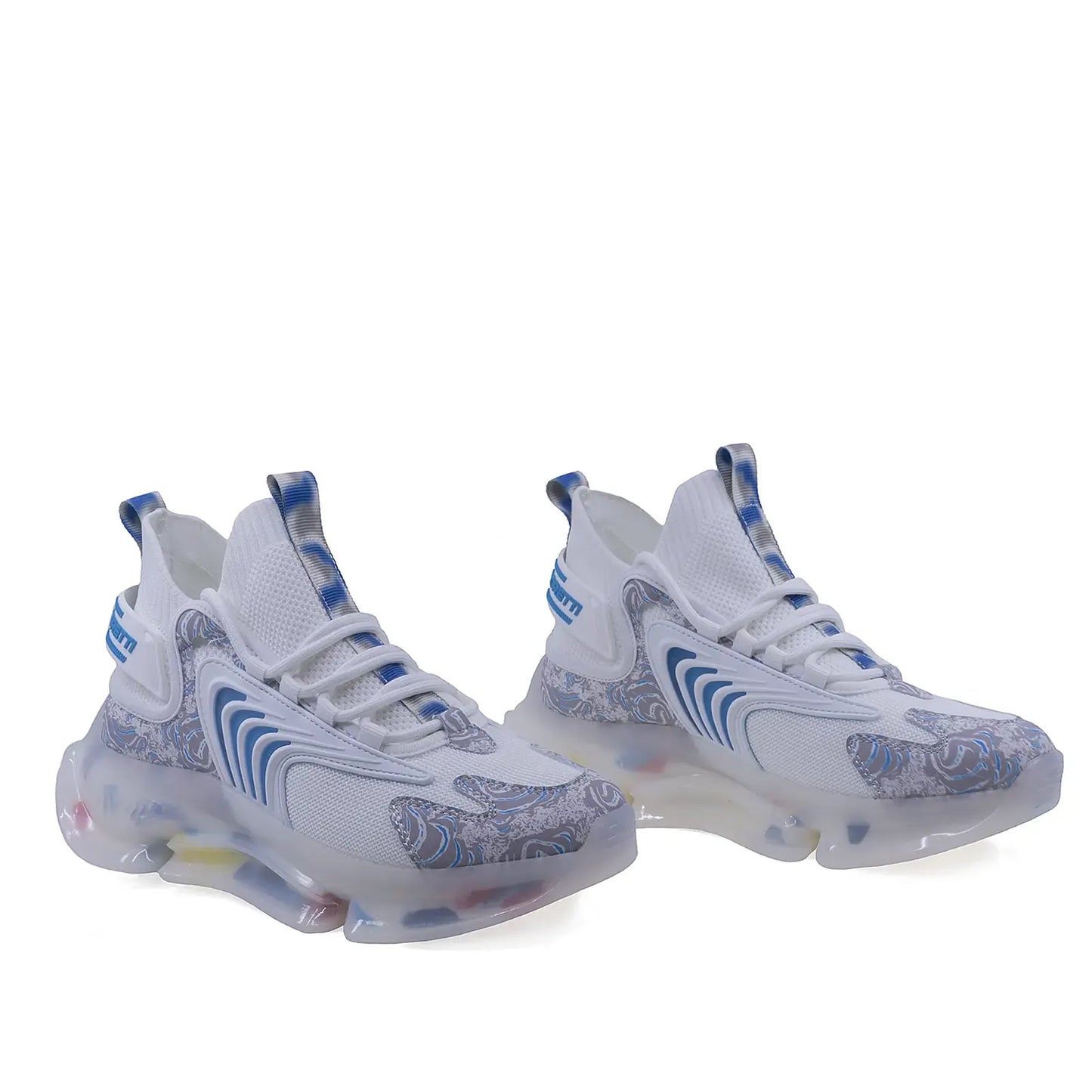 Pantofi dama sport Goretti poliuretan D100-CL31091 alb/blue