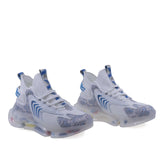 Pantofi dama sport Goretti poliuretan D100-CL31091 alb/blue