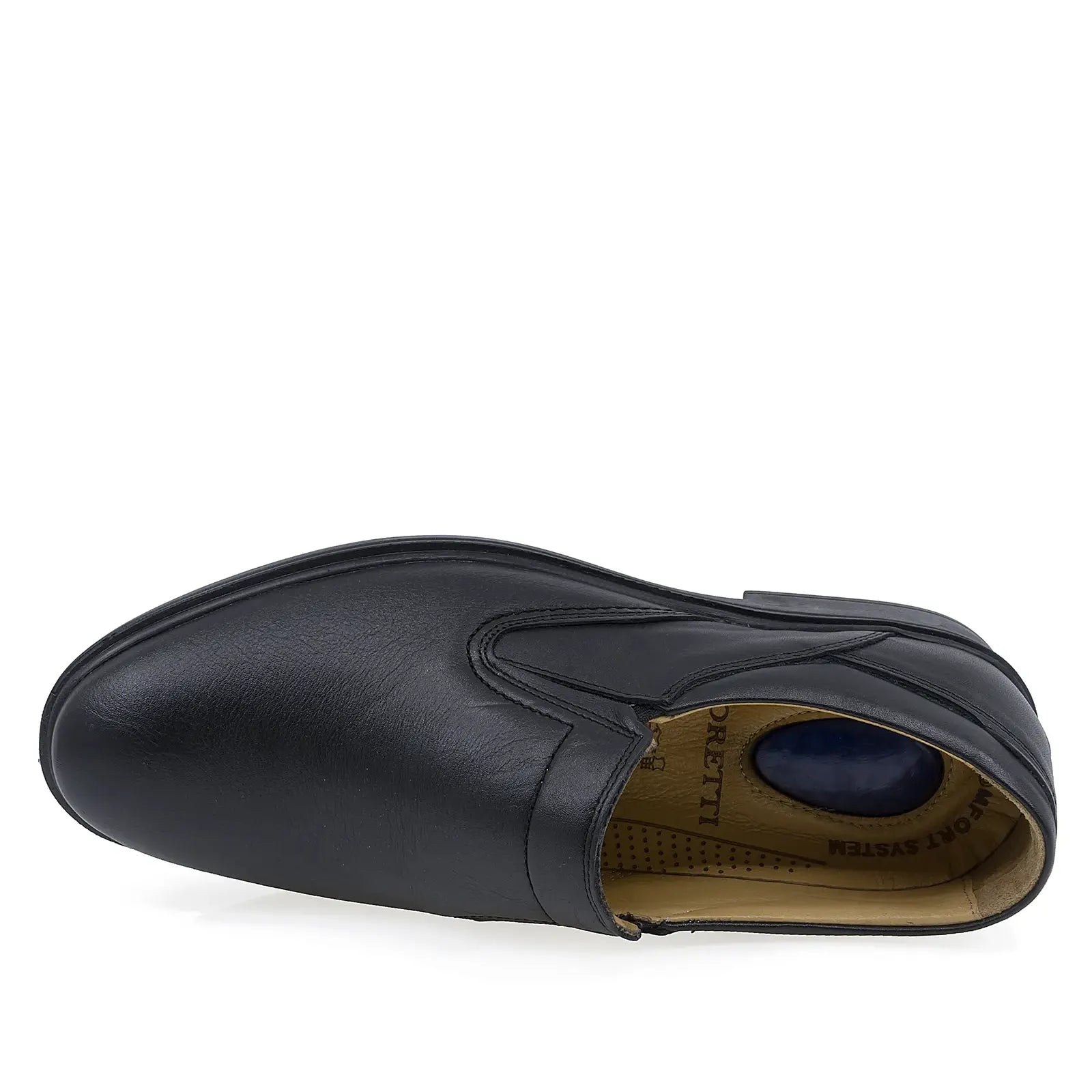 Pantofi barbati casual Goretti piele naturala B28-427 negru